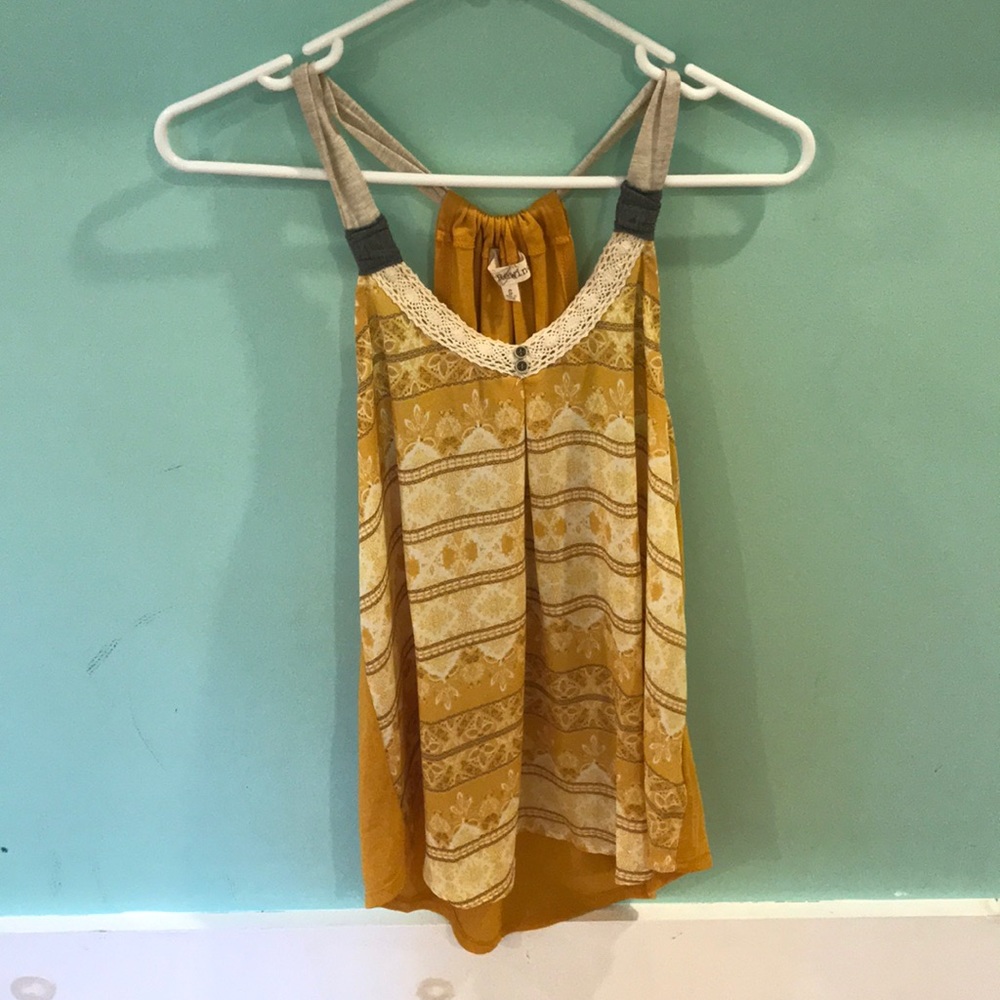 Yellow tank top